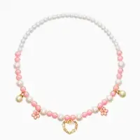 Набор детских украшений "Выбражулька" нежность, 4 предмета: клипсы, кольцо, бусы, браслет