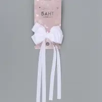 Бант для волос на заколке с лентами, цвет белый, Принцессы