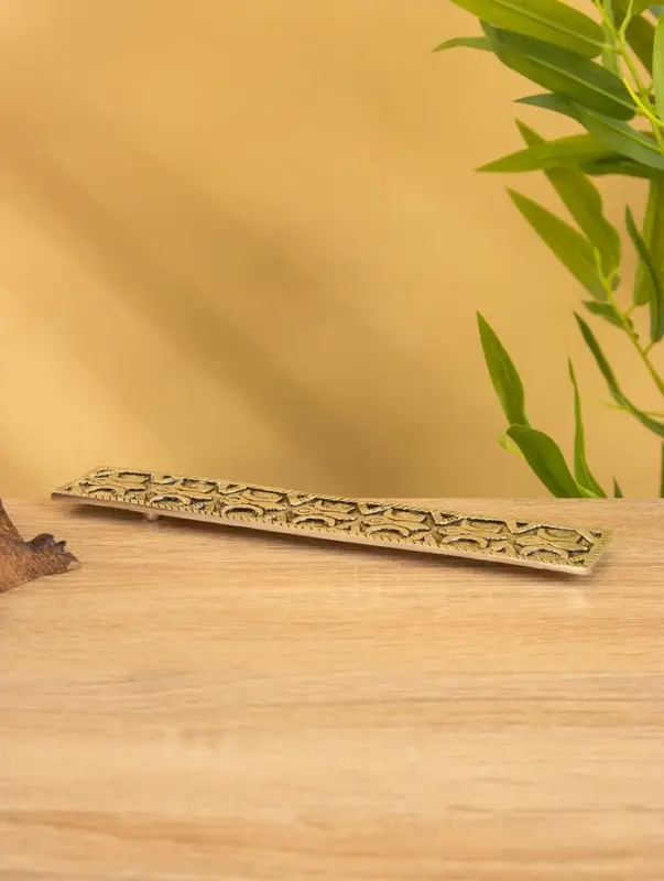 Подставка под благовония "Два полумесяца" алюминий 22 см