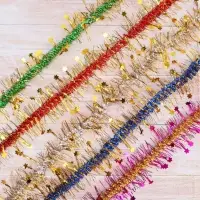 Мишура новогодняя &laquo;Зимнее волшебство. Фонарик ёжик&raquo;, звезда, d = 5 см, 200 см, МИКС