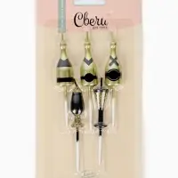 Набор свечей для торта &laquo;Шампанское и бокалы&raquo;, 7 см, 5 шт