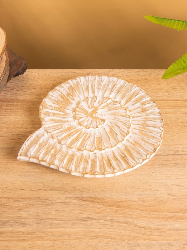 Набор сувенирный &laquo;Ракушки&raquo;, 28 см, 23 см, 18 см, дерево, бежевый