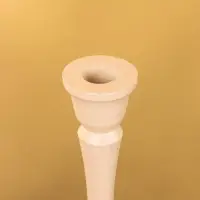 Подсвечник на 1 свечу "Бежевый" 10,5х10,5х34,5 см