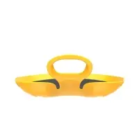 Санки-ледянки с мягкой сидушкой &laquo;Вираж&raquo;, желтые, 39&times;37см