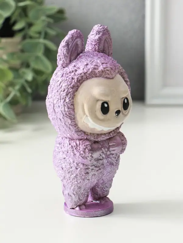 Фигурка "Чудик" 13х6,5х5,5 см, сиреневый