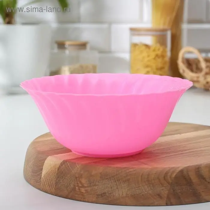 Салатник, 1,2 л, цвет МИКС