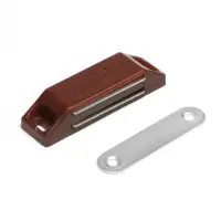 Магнит мебельный M002BR, 60&times;13, средний, коричневый