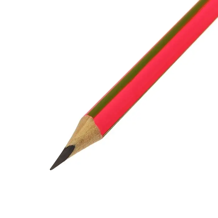 Карандаш чернографитный Berlingo &laquo;Fuze&raquo;, HB, трёхгранный, заточенный, с ластиком, ассорти