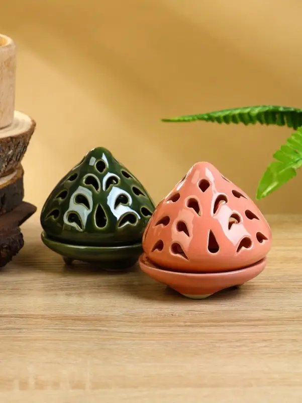 Подсвечник &laquo;Конус&raquo;, 8.5&times;8.5&times;8.5 см, керамика, МИКС