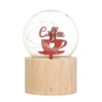 Ночник &laquo;Шар-люблю кофе&raquo; LED 3хAG10 шар 8см 6,5х6,5х11,5см