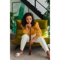 Ложка для обуви SAVANNA, 70 см, коричневая