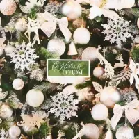 Упаковочная бумага на новый год глянцевая двухсторонняя &laquo;Сказочный праздник&raquo;, 50 х 70 см