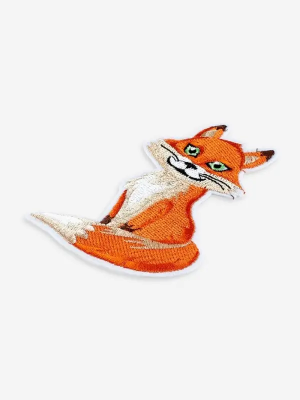 Термоаппликация &laquo;Лиса&raquo;, 7.4&times;12.3 см, оранжевая