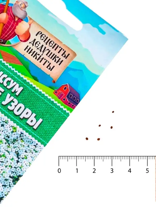 Семена цветов Алиссум "Снежные узоры", 5 шт.