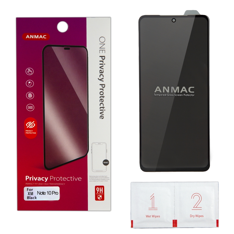 Защитное стекло Xiaomi Note 10 Pro Anmac Privacy