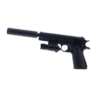 Пистолет "Вектор" с глушителем и лазером