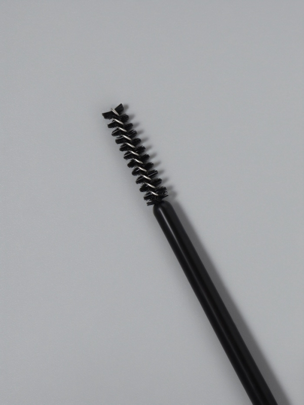 Кисть для макияжа, 3в1, 17 см, чёрная