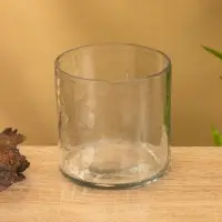 Подсвечник со стеклом "Ангелочки" алюминий 11х11х11 см