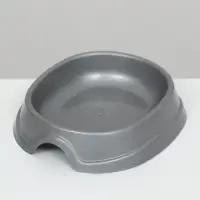 Миска №1 "Нулевка" 200 мл, 13,5 х 12,5 х 3 см, серебро