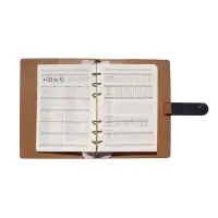 Органайзер на кольцах, C6, с хлястиком, 80л, линия, к/зам, Синий