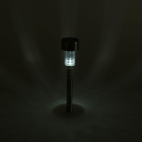 Садовый светильник на солнечной батарее &laquo;Цилиндр&raquo;, 5.5&times;35&times;5.5 см, 1 LED, свечение белое