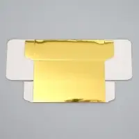 Коробка для макарун, кондитерская упаковка &laquo;Золотистая&raquo;, 18 х 10.5 х 5.5 см