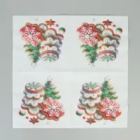 Салфетки бумажные двухслойные &laquo;Глазурь&raquo;, 33х33, 20 шт