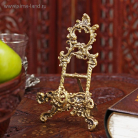 Мини мольберт "Трезубец" латунь 15х8,5х3,5 см