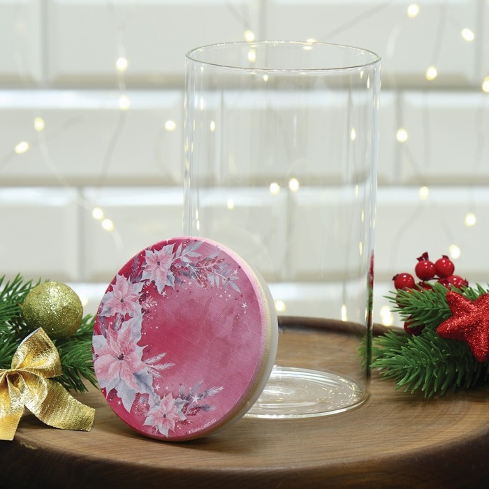 Новый год. Банка для хранения &laquo;Розовая сказка&raquo;, 700 мл