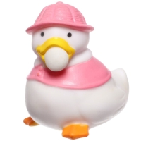 Резиновая игрушка для ванны &laquo;Утенок с пузырем&raquo;, 6 см, цвет МИКС, Крошка Я