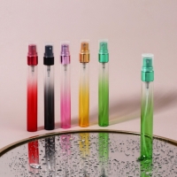 Флакон стеклянный для парфюма &laquo;Амбре&raquo;, с распылителем, фасовка - 6 шт, 10 мл, цвет МИКС