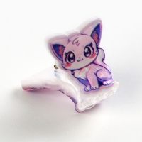 Краб для волос &laquo;Малыш чиби&raquo;, 1.6 х 2 см