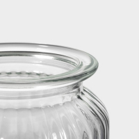 Банка стеклянная для сыпучих продуктов &laquo;Лада&raquo;, 550 мл, 11&times;14,5 см