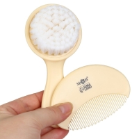 Набор для ухода за волосами &laquo;Леопард&raquo; (щетка+ расческа), цвет бежевый