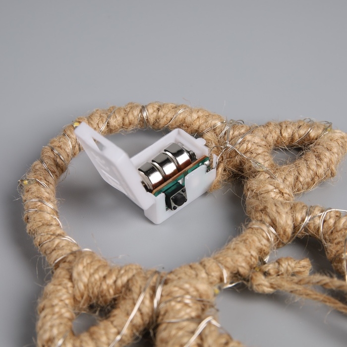 Светодиодная фигура &laquo;Олень&raquo; 14х11х1 см, 20 LED, батарейки AG13x3 (в комплекте), свечение теплое белое