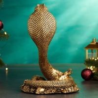 Фигура "Змея Кобра" золото