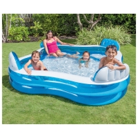 Бассейн надувной &laquo;Семейный&raquo;, с 4 сиденьями, 229 х 229 х 66 см, от 3 лет, 56475NP INTEX