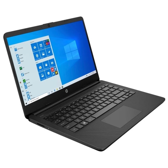 Ноутбук HP14 14s-fq0024ur, 14", 3050U, 4 Гб, SSD 256 Гб, AMD,  Win11, чёрный