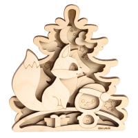 Новогодний набор для творчества. Роспись по дереву &laquo;Новый год! Ёлочка&raquo;