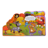 Книга с мягкими пазлами EVA &laquo;Моя большая ферма&raquo;, 12 стр.