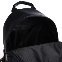 Рюкзак городской TEXTURA из искусственной кожи на молнии, наружный карман, цвет тёмно-синий