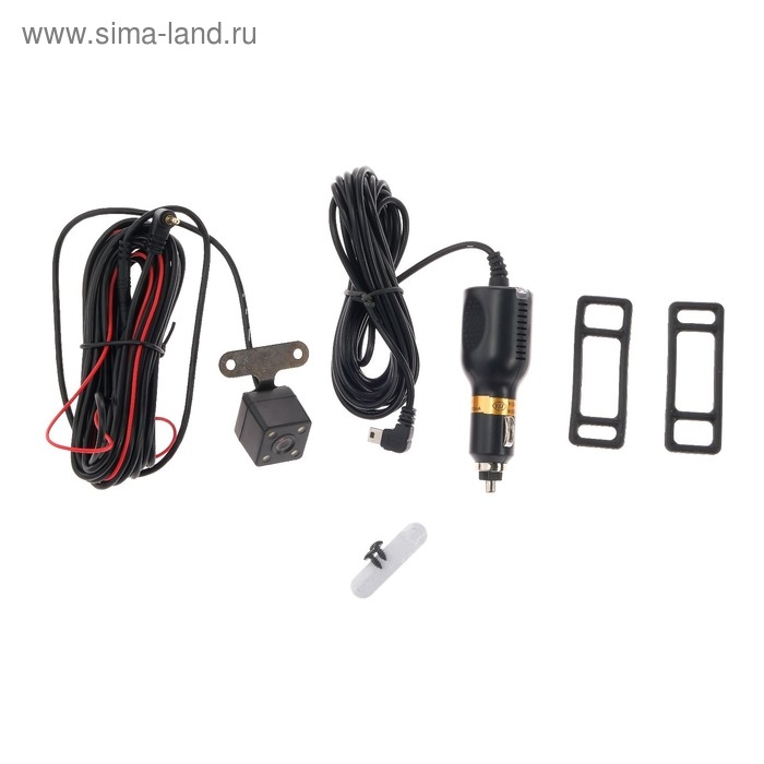 Видеорегистратор Cartage, 2 камеры, HD 1080P, размер 30&times;8 см, TFT 5.0, обзор 140&deg;