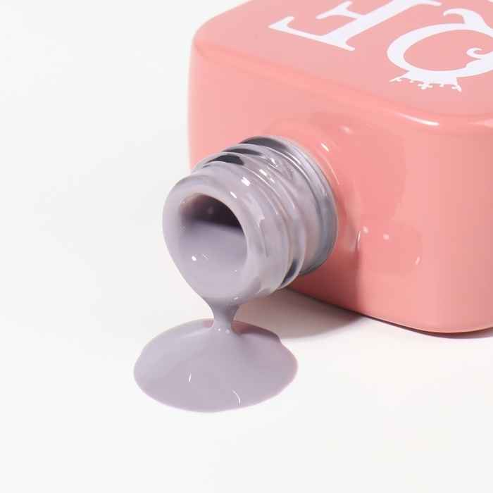 Гель лак для ногтей &laquo;SIMPLE&raquo;, 3-х фазный, 10 мл, LED/UV, цвет серый (108)