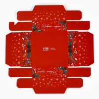 Коробка для кондитерских изделий &laquo;Новогодние мгновения&raquo;, 10 х 10 х 10 см, Новый год