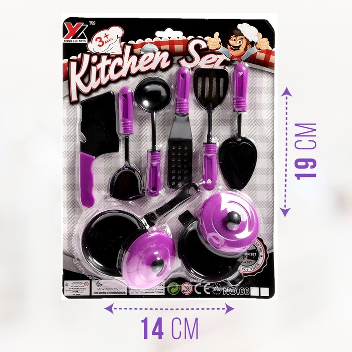 Набор посуды &laquo;Мини шеф-1&raquo;, 10 предметов