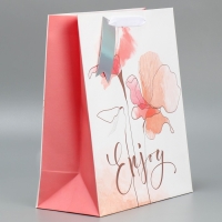 Пакет подарочный ламинированный, упаковка, &laquo;Нежность&raquo;, 25.4 х 30.5 х 12.7 см