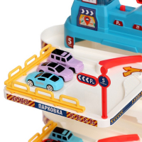 Парковка &laquo;Городская&raquo;, с лифтом, 5 уровней, 8 машинок, световые и звуковые эффекты