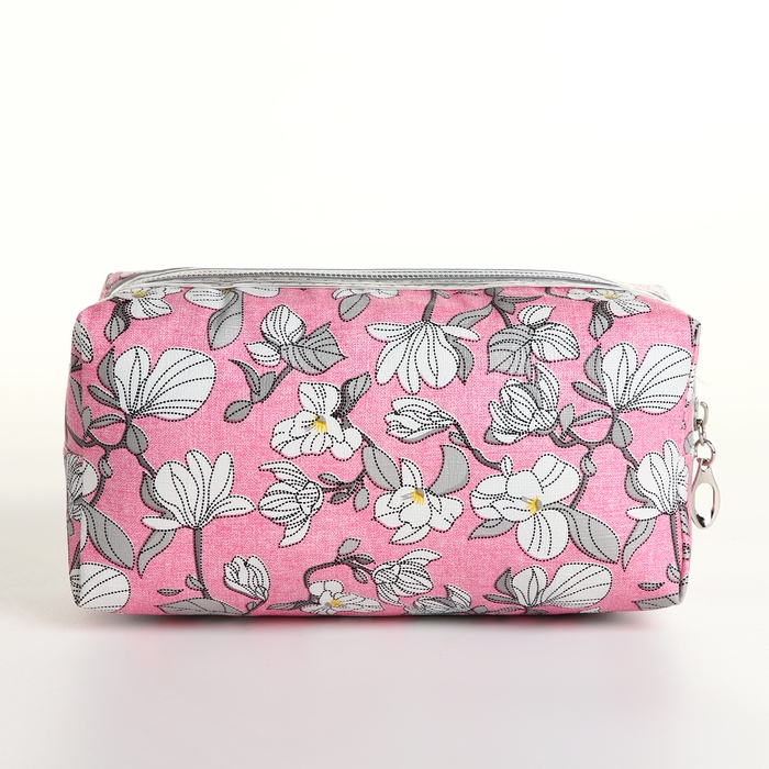 Косметичка на молнии, цвет розовый