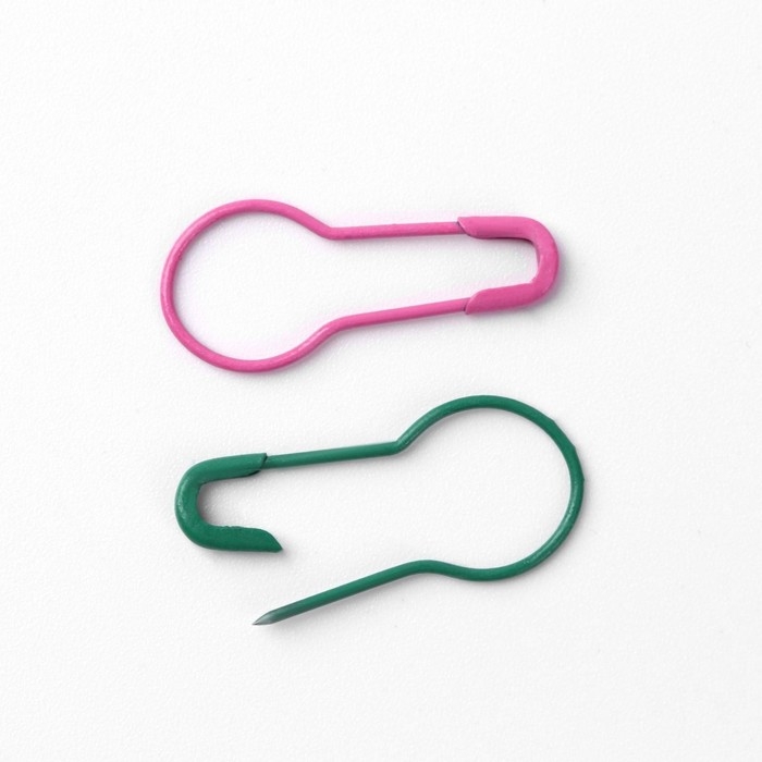 Булавки с круглым концом, 22 мм, 100 шт, цвет разноцветный Булавки с круглым концом, 22 мм, 100 шт, цвет разноцветный