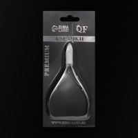 Кусачки маникюрные для кутикулы &laquo;Premium&raquo;, двойная пружина, 10,6 см, длина лезвия - 6 мм, на блистере, цвет серебристый